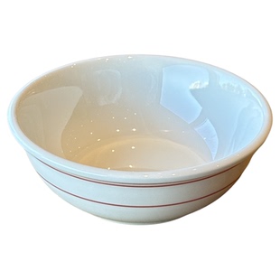 红线小边碗！德士敦5.8英寸吃饭碗喝粥酸奶碗釉下彩陶瓷糖水小碗