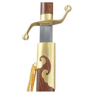 陈杨氏太极刀龙泉锋远宝剑男女不锈钢表演晨练花纹钢武术刀未开刃