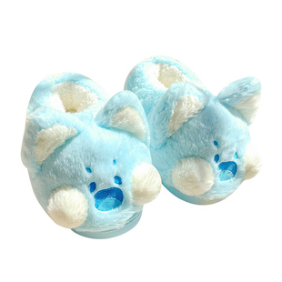 冬季可爱嘟嘟喵棉拖鞋男女学生猫咪毛绒窝子保暖情侣包跟家居棉鞋