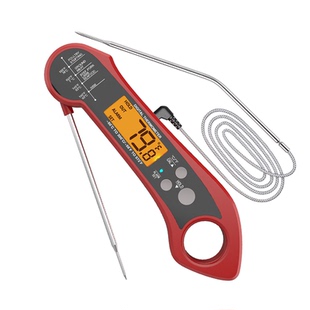 食品温度计测水温测温计烘焙烤箱电子油温计食物厨房探针式双探针
