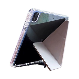 适用ipad第11代A16保护壳ipad10/9苹果11寸带笔槽air5透明2025平板pro九代9全包防6弯摔3亚克力8保护套air7