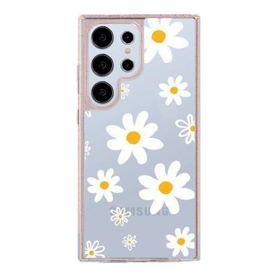 THE HOOD 创意系列 Chamomile Chill 适用于三星Galaxy S26/S25/24/23 Ultra/Plus 气垫防摔手机壳镜面保护壳