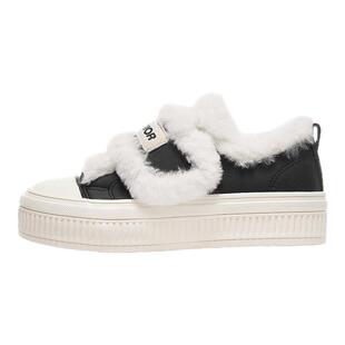 回力雪地靴女款2026爆款板鞋加绒加厚棉鞋小白鞋厚底鞋子女鞋冬季