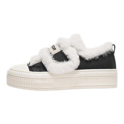 秋冬爆款加绒加厚板鞋雪地靴女