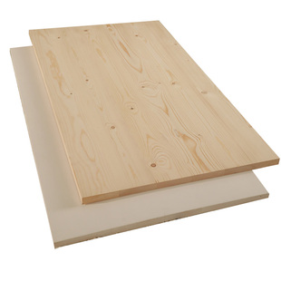 原木实木桌面板定制松木大板整张书桌板飘窗阳台休闲吧台木板台面