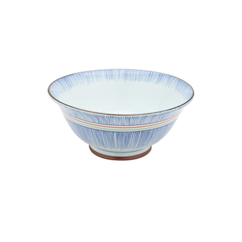 日本进口彩虹十草釉下彩餐具盘子