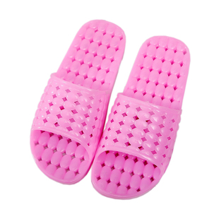 水晶熟胶漏洞拖鞋女夏淋浴居家居厕所宾馆海边防滑耐穿凉拖不闷脚