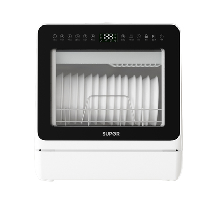 苏泊尔家用台式免安装智能烘干消毒一体洗碗机WMT0402B
