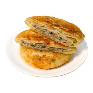 吴茂兴老上海风味葱油饼 500g/包酥脆早餐速食冷冻半成品家用