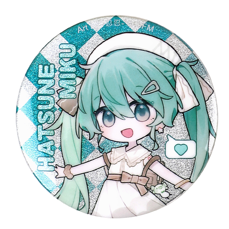 【现货】广博初音未来吧唧官谷子联名miku徽章二次元周边一起郊游