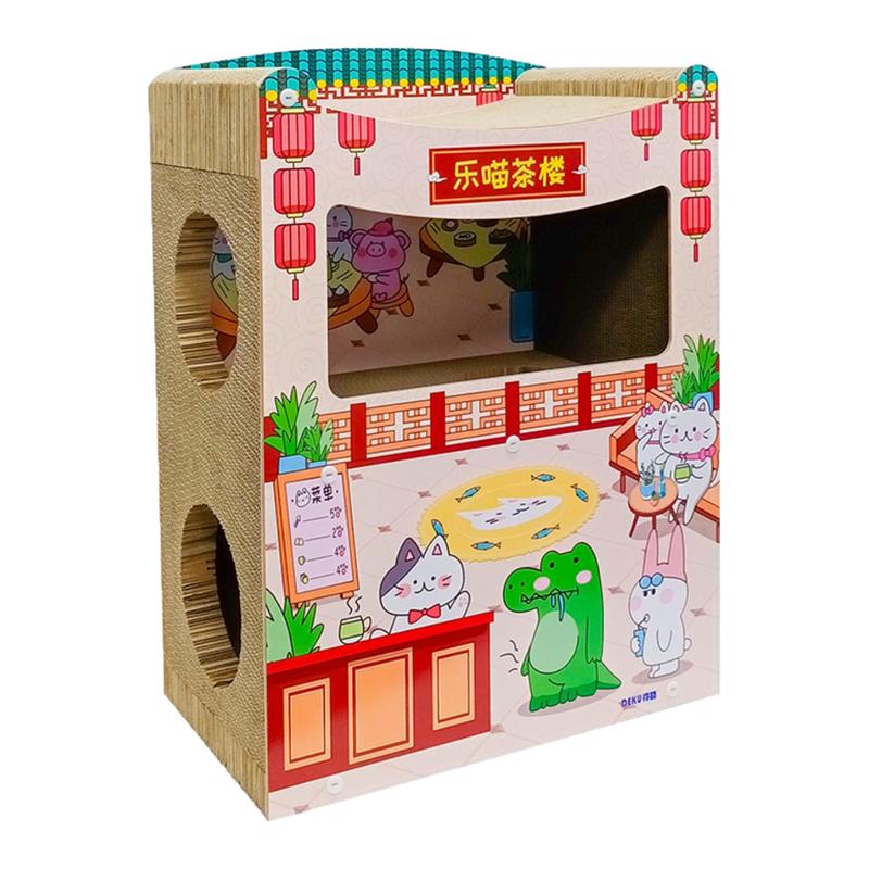 猫窝纸箱屋特大号洋房猫屋猫别墅