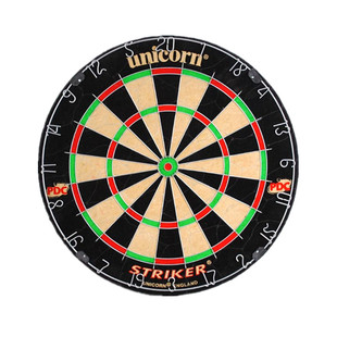 专业18寸独角兽UNICORN剑麻圆网飞镖靶 飞镖盘 飞标盘 飞镖盘套装