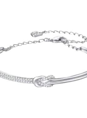 简约设计双排蝴蝶结手镯纯