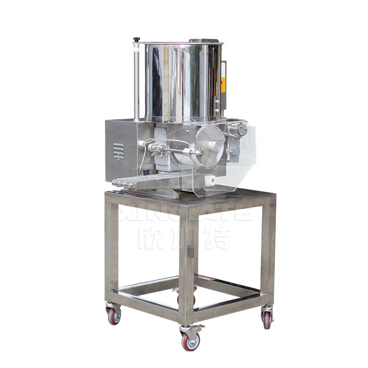 不锈钢全自动汉堡肉饼成型机 鱼饼压肉饼机 南瓜饼土豆饼制作机