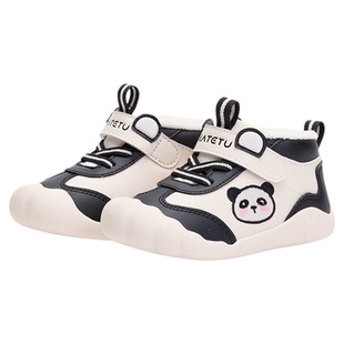 卡特兔婴儿鞋子学步鞋2025冬季童鞋赤足女童加绒保暖宝宝男童棉鞋