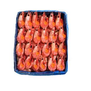 北极虾新鲜甜虾冰虾大虾腹籽甜虾非刺身海鲜水产鲜活冷冻即食头