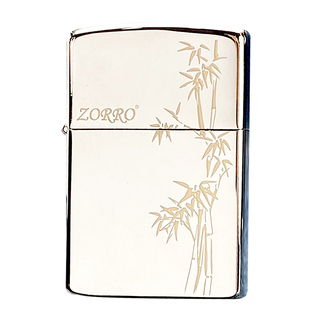 zorro佐罗煤油打火机正品高颜值防风老式刻字黄铜新款礼物送男友