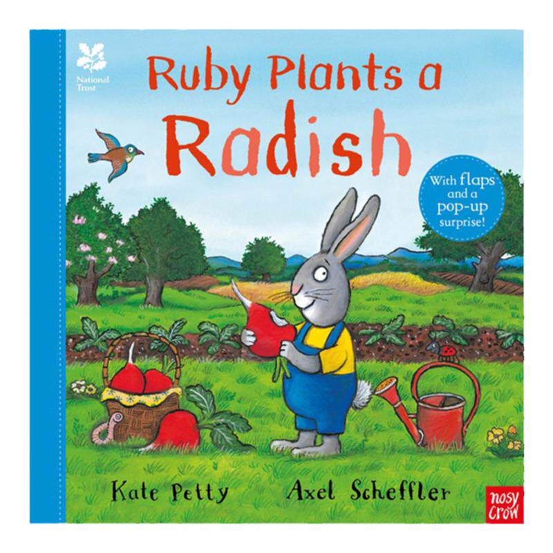Axel Scheffler Ruby Plants a Radish露比种萝卜 自然儿童绘本 一页立体书 精装 英文原版 进口图书 儿童故事图画书 又日新