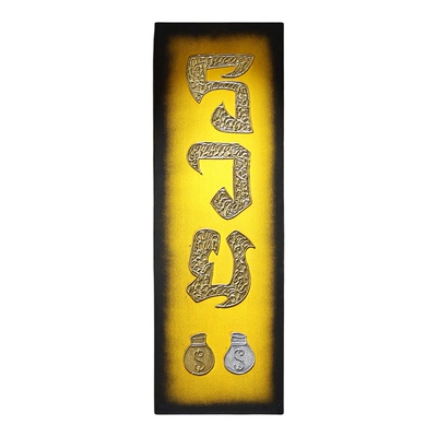 异丽泰国描金四联装饰画传统泰文吉祥宝瓶手工异域风客厅玄关壁画