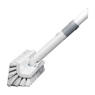 宝家洁卫生间地板刷无死角洗厕所浴室长柄刷子硬毛地缝刷瓷砖地刷