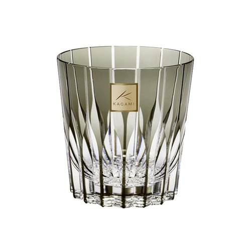 【天猫奢品】日本KAGAMI江户切子水晶玻璃手工威士忌洋酒杯星芒杯