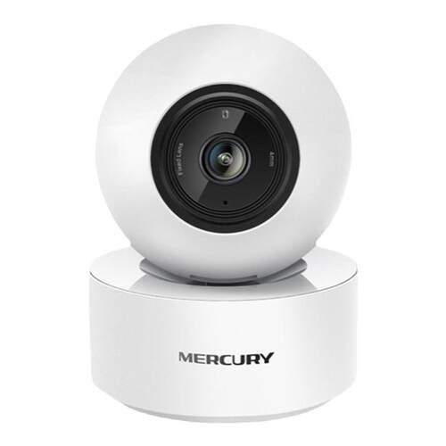 水星双镜摄像头360度全景无线云台监控器 室内wifi热点录音语音对话家用手机远程通话报警双镜网络高清摄影头