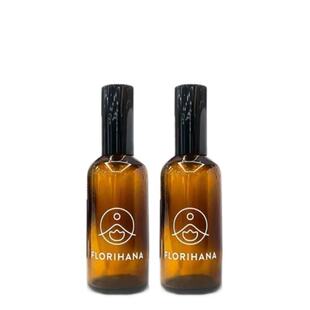 Florihana馥家避光玻璃喷瓶100ml*2湿敷纯露周边工具