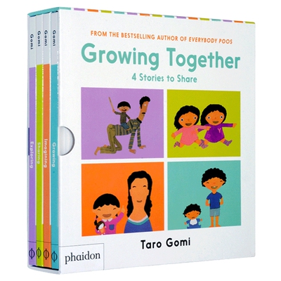 五味太郎经典套装 英文原版绘本 Growing Together 成长系列4册 鳄鱼怕怕 牙医怕怕同作者 Taro Gomi 英文版进口儿童英语故事书