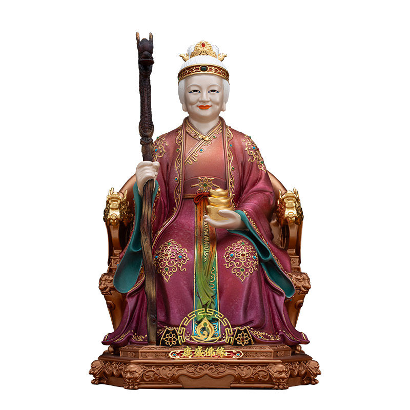 康盛佛缘土地爷土地奶招财摆件