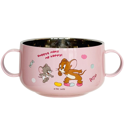 正版猫和老鼠316不锈钢儿童碗