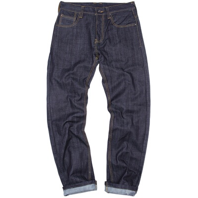 丹宁美式复古原色水洗大码牛仔裤