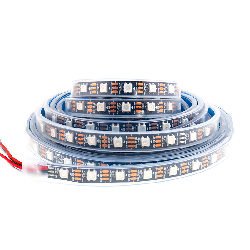 灯带led灯条WS2812B幻彩RGB内置ic电竞氛围diy装饰自粘5V可编程
