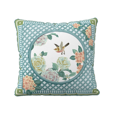 冉忆葫芦靠山靠枕新中式