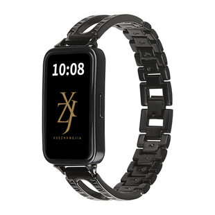 适用华为手环10/9手表带链新款金属8手腕带高级感7nfc版智能运动6pro荣耀电子替换band9表链女款八九十代手链