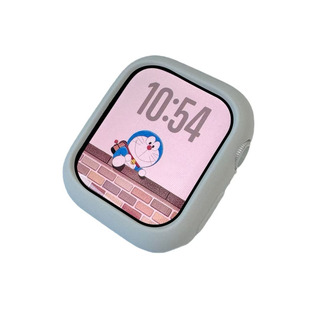 适用苹果手表保护壳S10苹果S11手表watch11表壳保护壳软硅胶S9表壳s7代表带se3底壳iSeries女软壳s8智能8边框