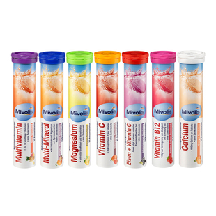 【自营】dm 德国Mivolis泡腾片维C无糖vc儿童维生素C固体饮料进口