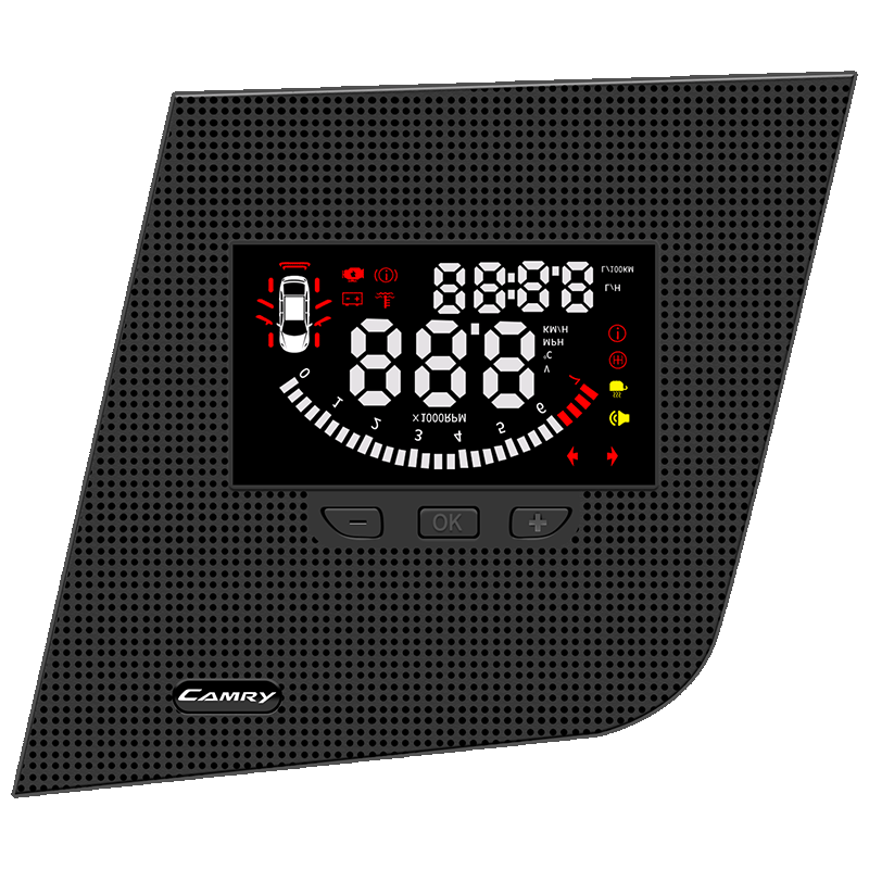 2018款八代凯美瑞hud18抬头显示器口碑评测啥样?开箱评测，后悔买迟了？