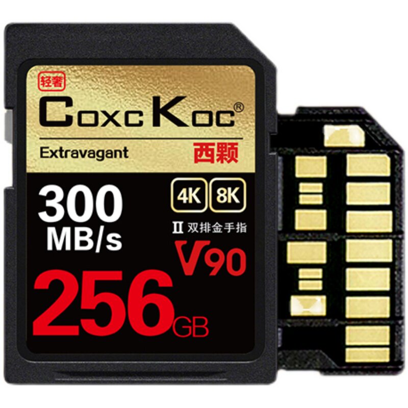 适用于索尼佳能富士尼康相机sd卡内存储128g256g512g微单反v60v90