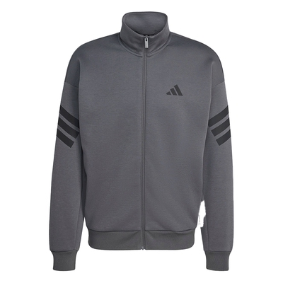 阿迪达斯男款休闲立领夹克