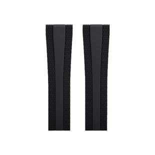 适用百年灵氟橡胶手表带超级海洋复仇者机械航空计时黑鸟海狼黄狼