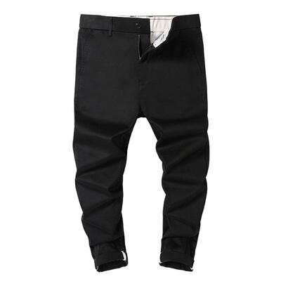 纯棉九分裤夏季薄款直筒男裤