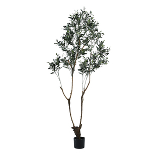 仿真绿植橄榄树假树盆栽室内服装店软装大型装饰仿生假植物摆件
