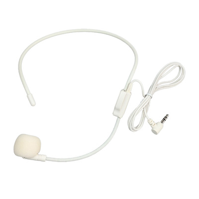 肤白色有线耳麦扩音器教师专用麦