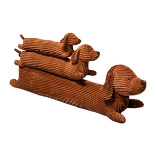 腊肠狗搞怪玩偶抱枕夹腿沙发靠枕长条形抱枕靠垫家居可爱午睡腰枕