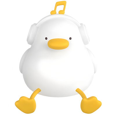 利乐普治愈欢乐鸭小夜灯卧室睡眠台灯儿童伴睡护眼婴儿喂奶硅胶拍拍灯生日礼物女生闺蜜送女朋友可爱圣诞节