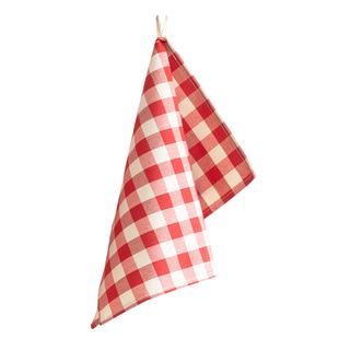 缝物语美式乡村田园格子布艺餐布餐巾垫便当布咖啡馆美食拍照红格