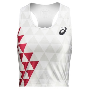 赞助运动员同款!田径精英Asics女子专业训练背心田径分体比赛服