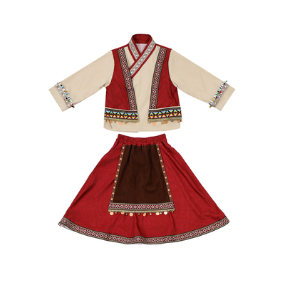 专柜品质男女童民族风藏族套装