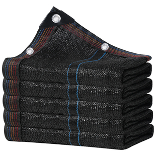 遮阳网加密加厚防晒网庶阳隔热户外庭院黑网太阳网遮阴网院子楼顶