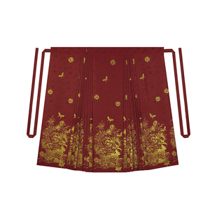 织造司[雪花酪]原创明制马面裙汉服妆花毛绒夹棉马甲女款秋冬新款